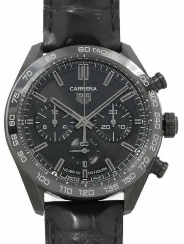 TAG Heuer Carrera Heuer-02T 44mm Stainless steel Black