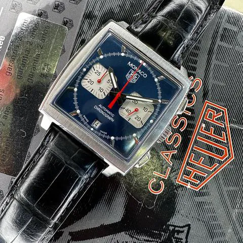 TAG Heuer Monaco CW2113.FC6183 38mm Stainless steel Blue