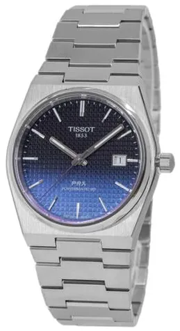 Tissot PRX Powermatic 80 T1374071105101 39.5mm Stainless steel Black