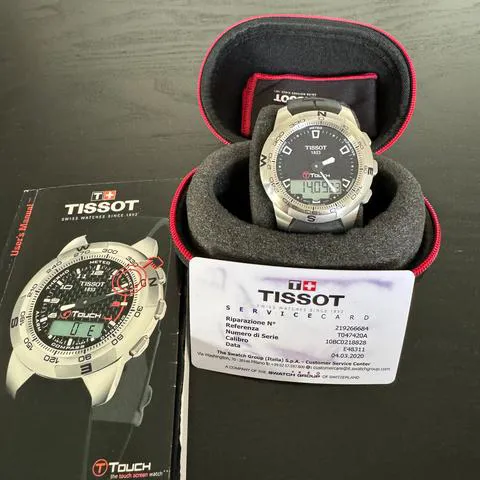 Tissot T-Touch II T047420A 43mm Stainless steel Black