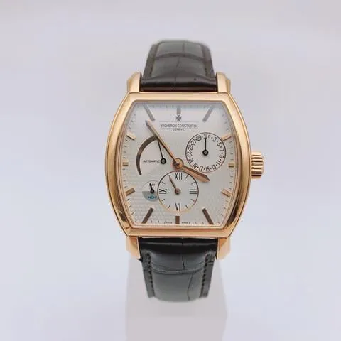 Vacheron Constantin Malte 47400/000R-9101 48mm Rose gold Silver