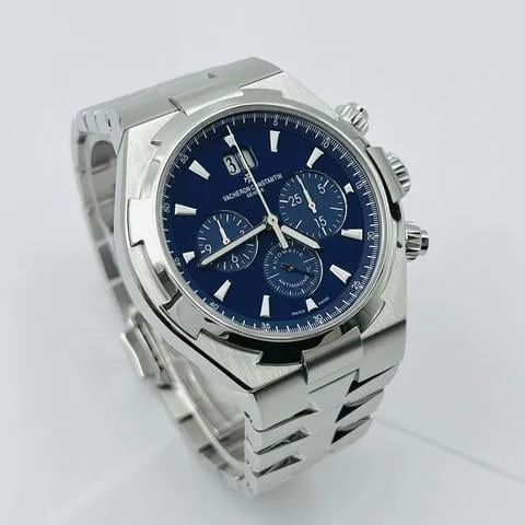 Vacheron Constantin Overseas Chronograph 49150/b01a-9745 42mm Stainless steel Blue 1