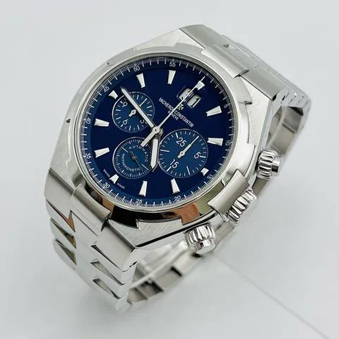 Vacheron Constantin Overseas Chronograph 49150/b01a-9745 42mm Stainless steel Blue 3