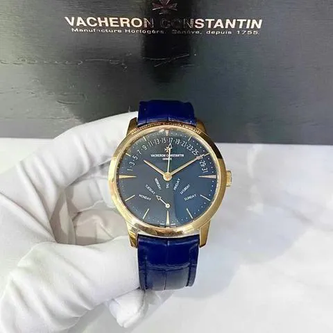 Vacheron Constantin Patrimony 4000U/000R-B516 42.5mm Rose gold Blue