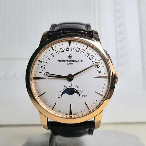 Vacheron Constantin Patrimony 4010U/000R-B329 42.5mm Rose gold Silver