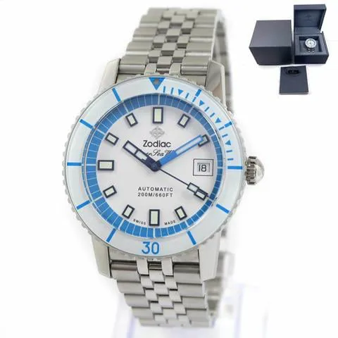 Zodiac Sea Wolf ZO9291 40mm Stainless steel White