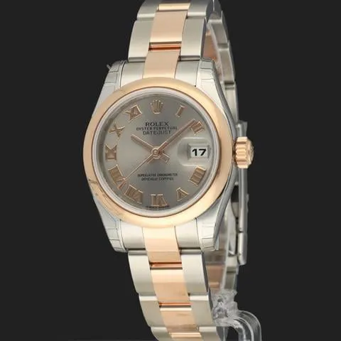 Rolex Lady-Datejust 179161 28mm Yellow gold and Stainless steel Gray