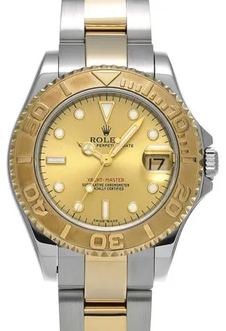 Rolex Yacht-Master 168623 34mm Stainless steel Champagne