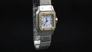 Cartier Santos 090274480 Stainless steel and gold