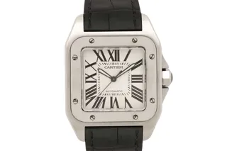 Cartier Santos 100 XL 2656 Stainless steel Silver