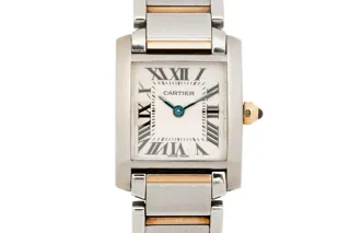 Cartier Tank Française W51007Q4 2384 Stainless steel White