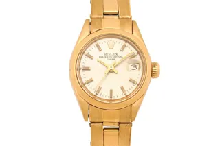 Rolex Datejust 6916 18k yellow gold Silver