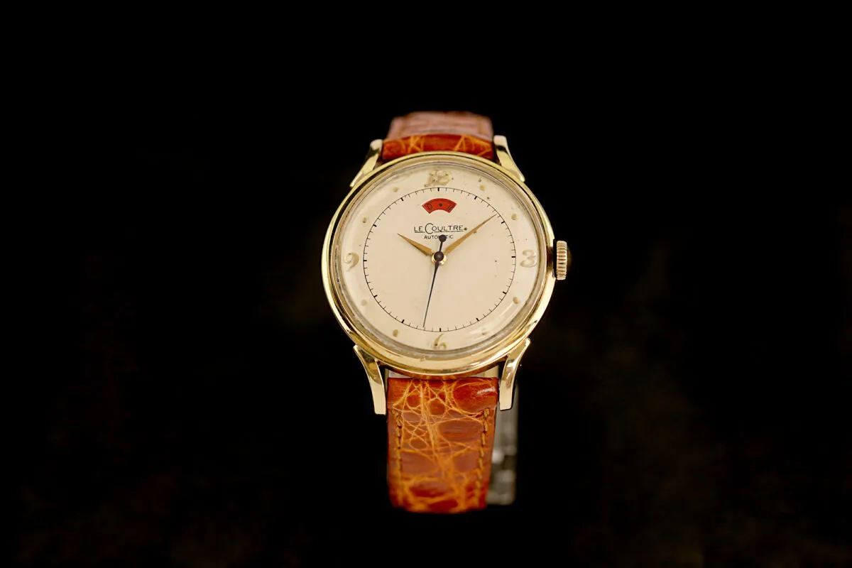 Jaeger-LeCoultre Power reserve 36mm Yellow gold Silver