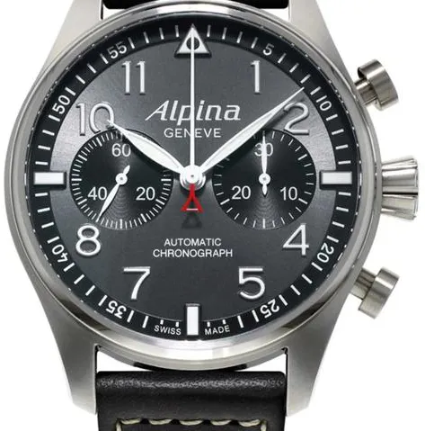 Alpina Startimer Pilot Automatic AL-860GB4S6 44mm Stainless steel Gray