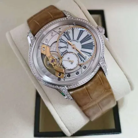 Audemars Piguet Millenary 77247BC.ZZ.A813CR.01 39.5mm White gold White 1