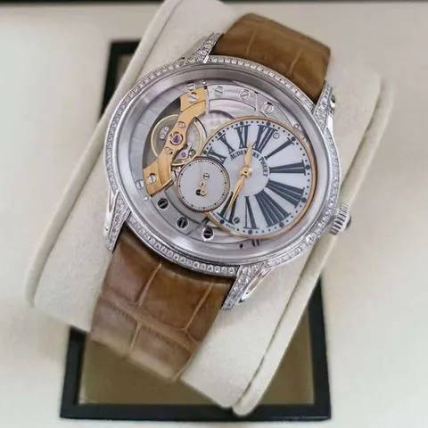 Audemars Piguet Millenary 77247BC.ZZ.A813CR.01 39.5mm White gold White 2