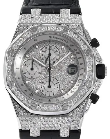 Audemars Piguet Royal Oak Offshore 26067BC.ZZ.D002CR.01 42mm White gold Paved