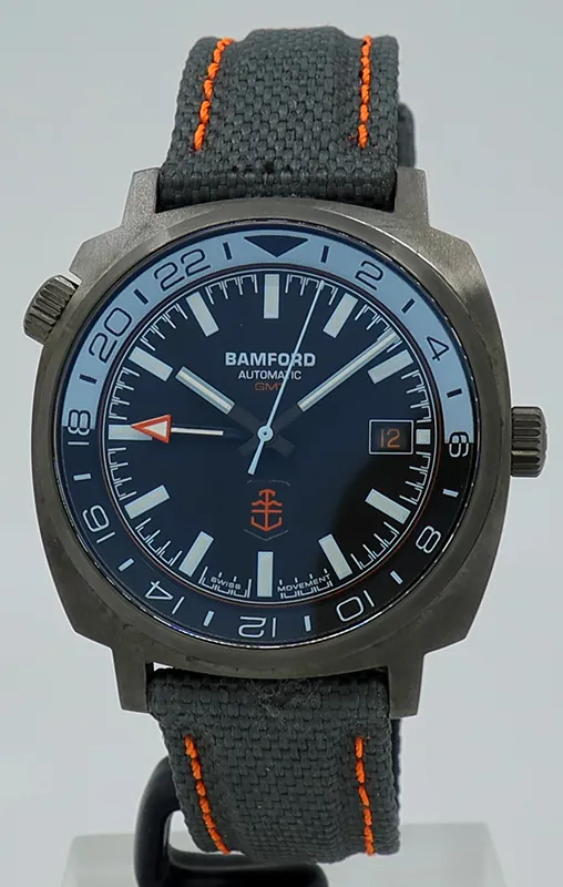 Bamford GMT1 40mm Stainless steel and Black PVD Black