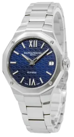 Baume & Mercier Riviera M0A10727 33mm Stainless steel Blue