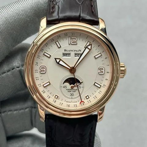 Blancpain Léman Moonphase 2863-3642-53B 40mm Rose gold Silver