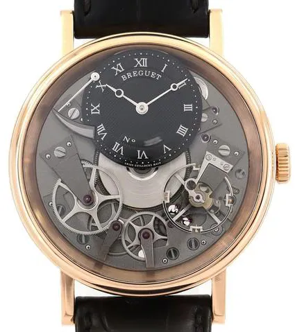 Breguet Tradition 7057br/g9/9w6 41mm Rose gold Black and Gray