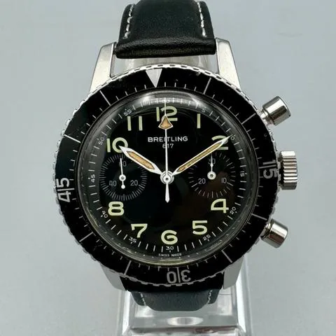 Breitling 817 40mm Stainless steel Black