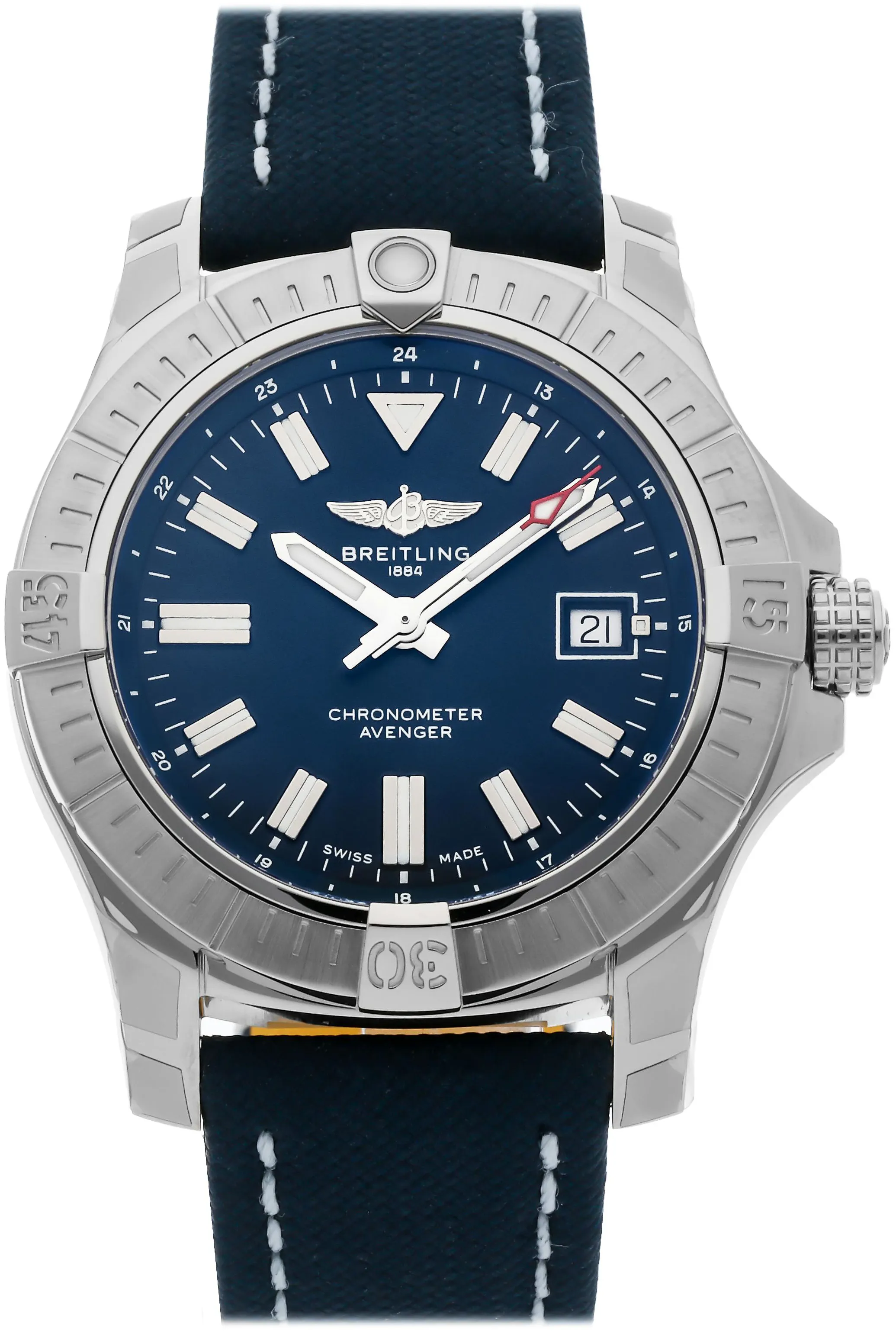 Breitling Avenger A17318101C1X2 43mm Stainless steel Blue