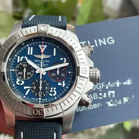 Breitling Avenger AB01821A1C1X1 45mm Stainless steel Blue