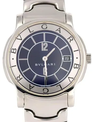 Bulgari Solotempo ST35S 35mm Blue