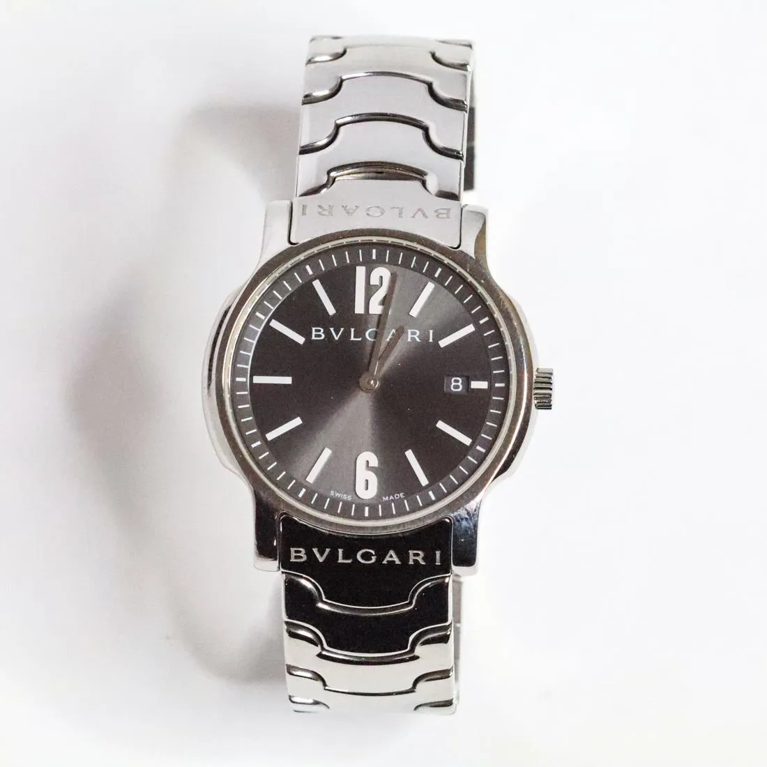 Bulgari Solotempo 35mm Stainless steel Black 4