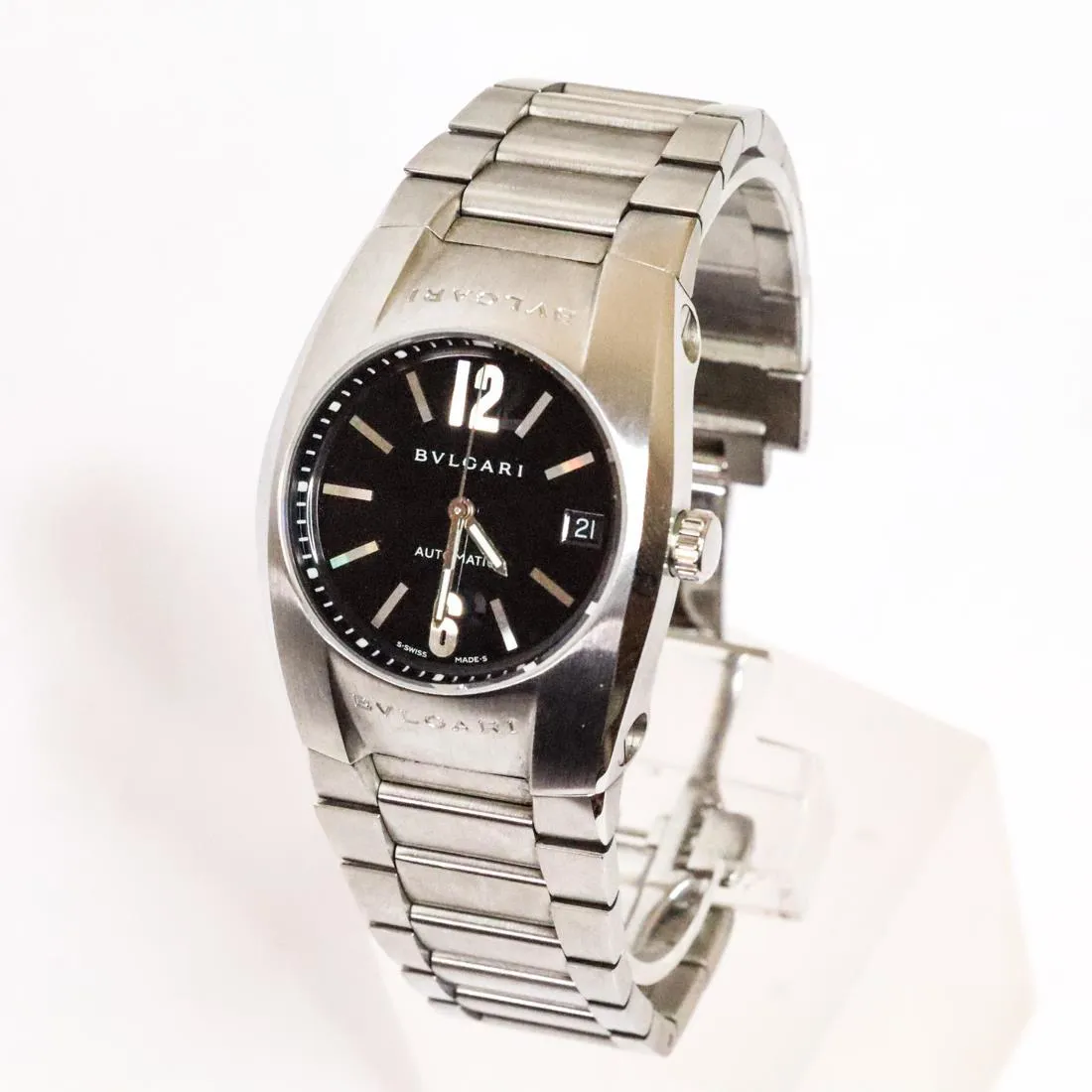 Bulgari 35mm Stainless steel Black