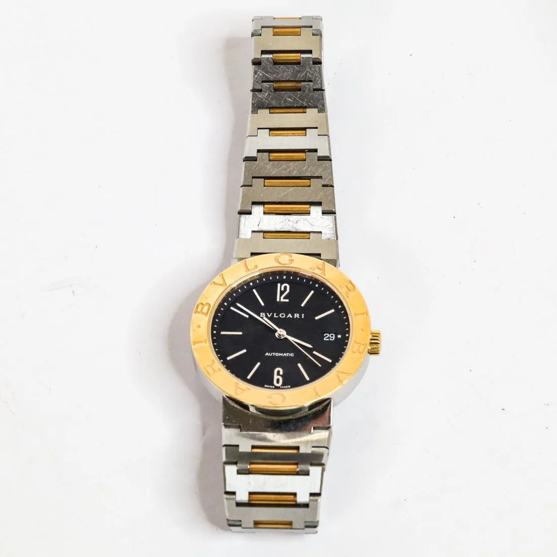 Bulgari 38mm Yellow gold Black 3