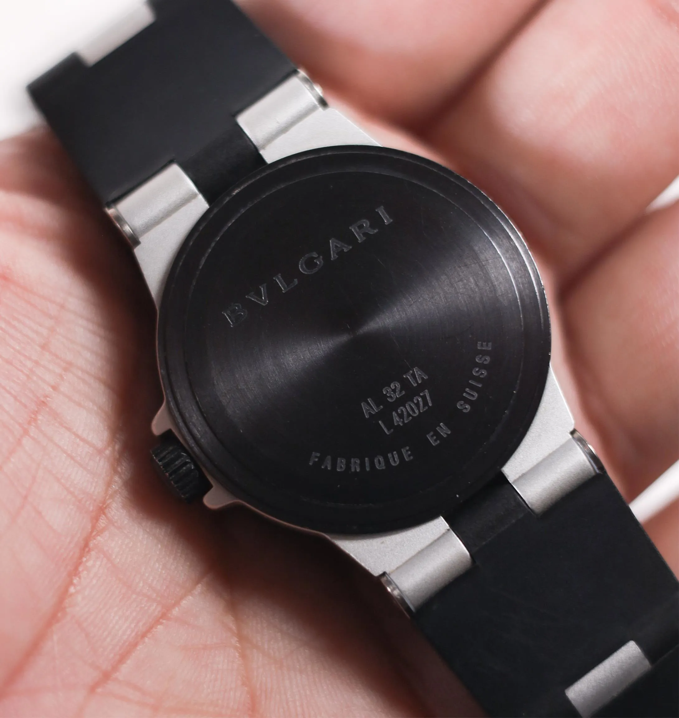 Bulgari 32mm Aluminium Black 4