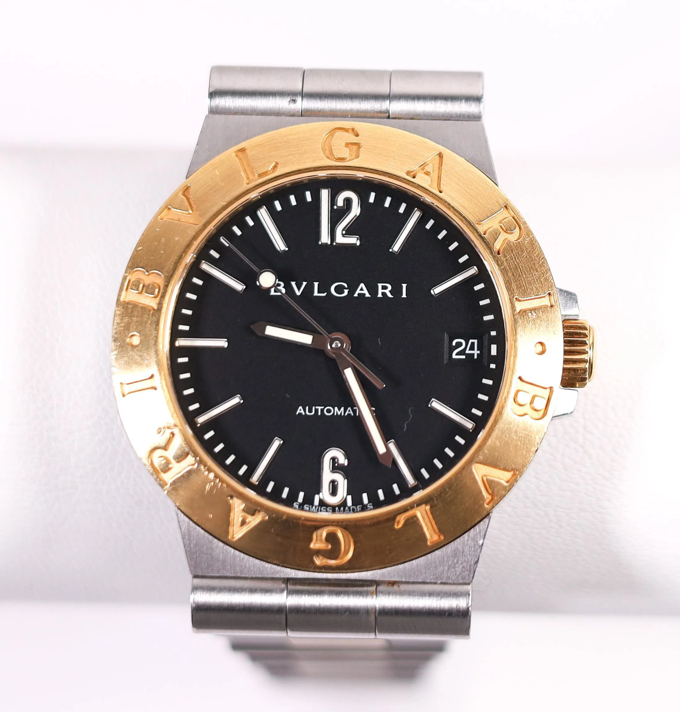 Bulgari 36mm Stainless steel Black 2