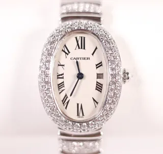 Cartier Baignoire 18k white gold