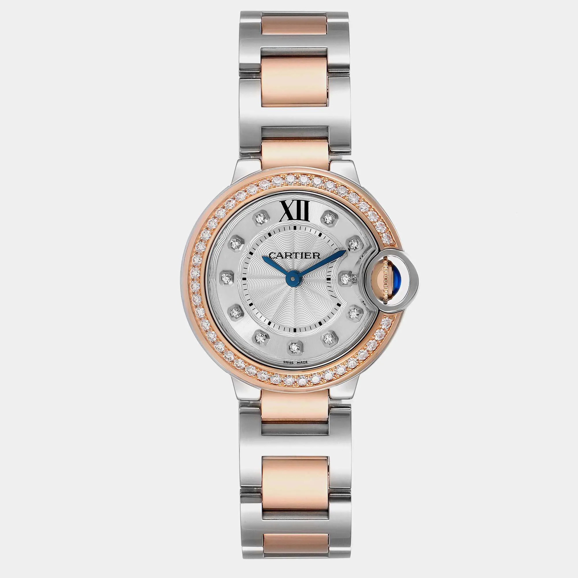 Cartier Ballon Bleu W3BB0009 Rose gold and Stainless steel and 18k rose gold