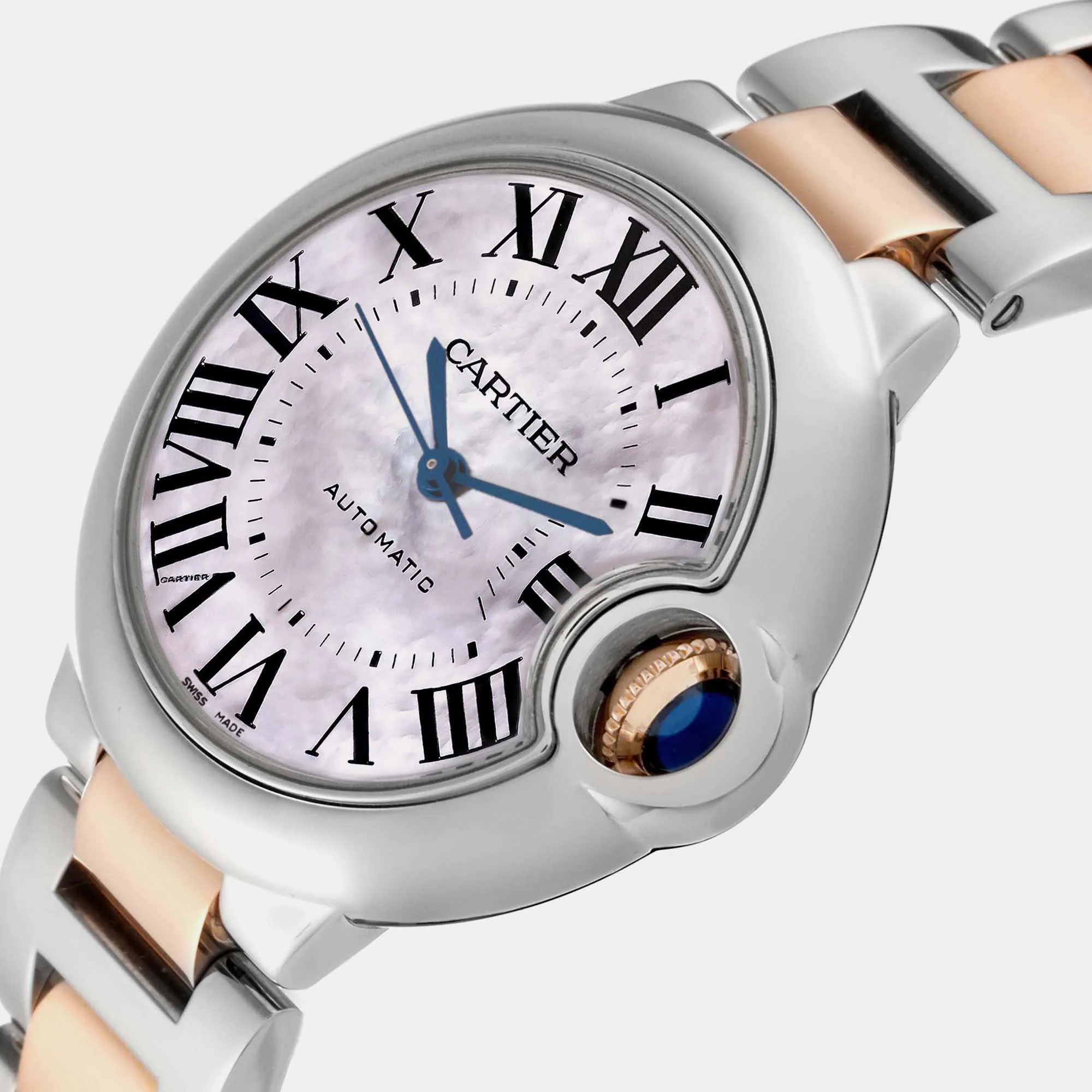 Cartier Ballon Bleu W6920098 Rose gold and Stainless steel and 18k rose gold 1