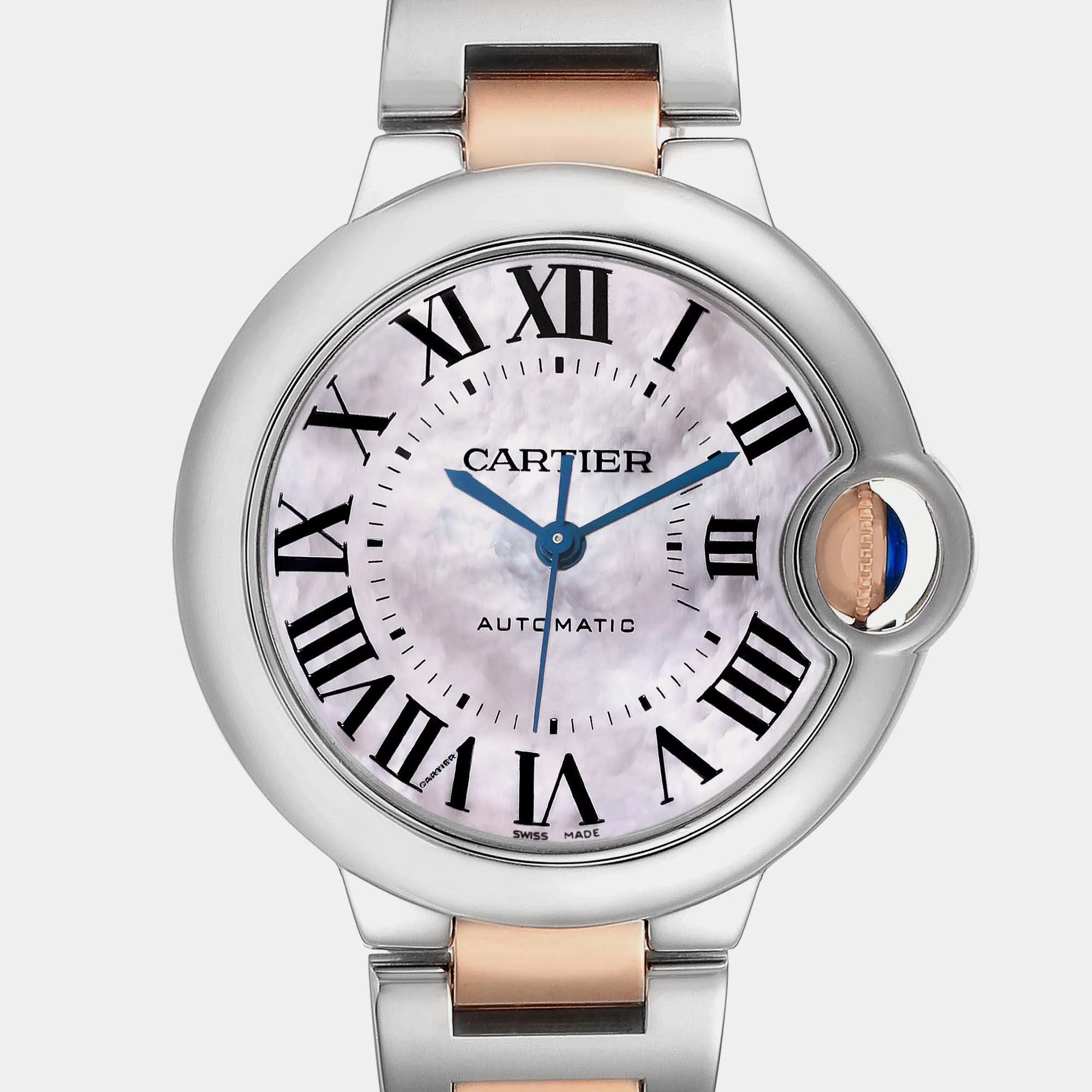 Cartier Ballon Bleu W6920098 Rose gold and Stainless steel and 18k rose gold 4