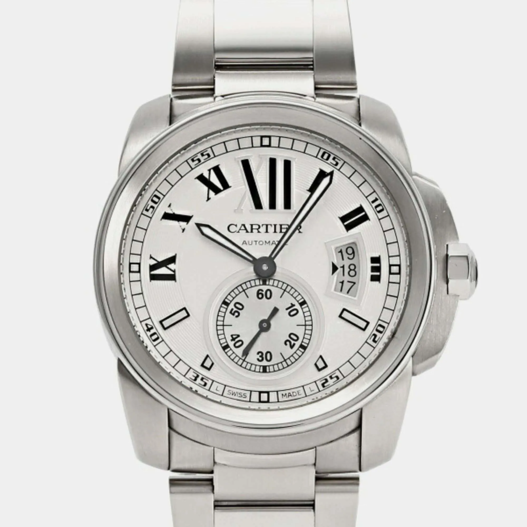 Cartier Calibre de Cartier W7100015 42mm Stainless steel Silver