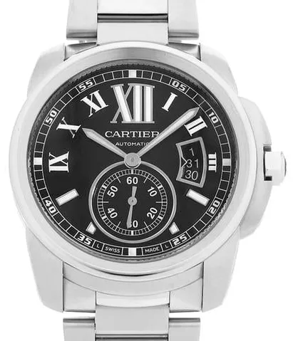 Cartier Calibre de Cartier W7100016 42mm Stainless steel Black