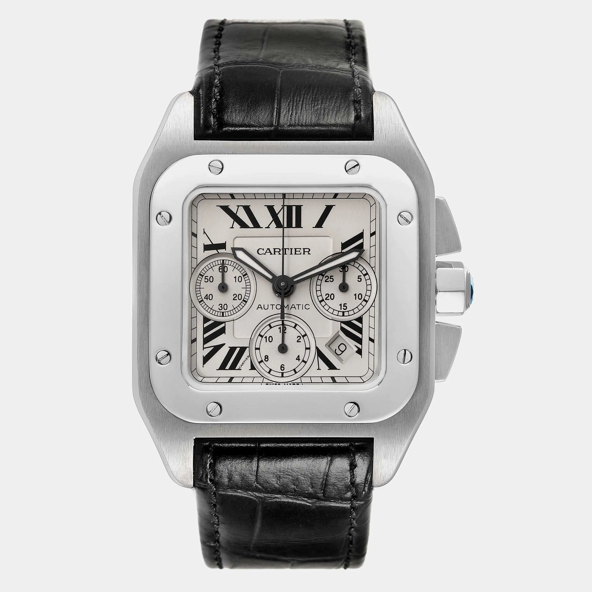 Cartier Santos 100 100 Stainless steel Silver