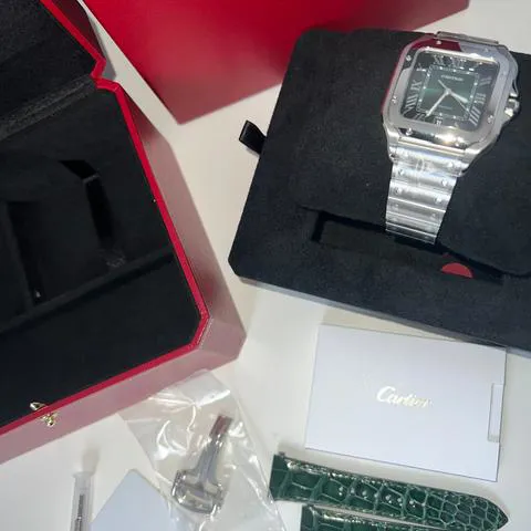 Cartier Santos WSSA0062 Stainless steel Green