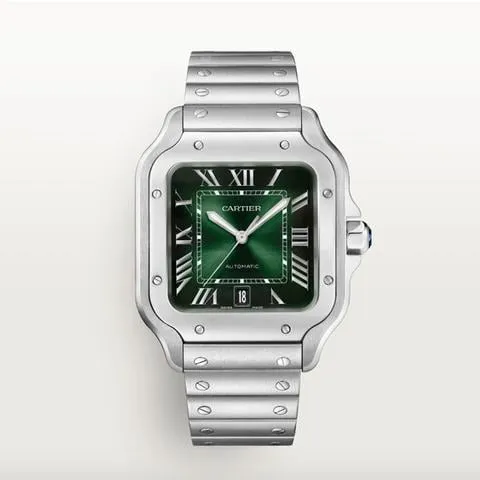 Cartier Santos WSSA0062 40mm Stainless steel Green