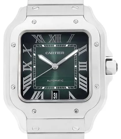 Cartier Santos WSSA0062 40mm Stainless steel Green