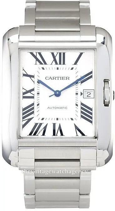 Cartier Tank Anglaise w5310008 Stainless steel Silver