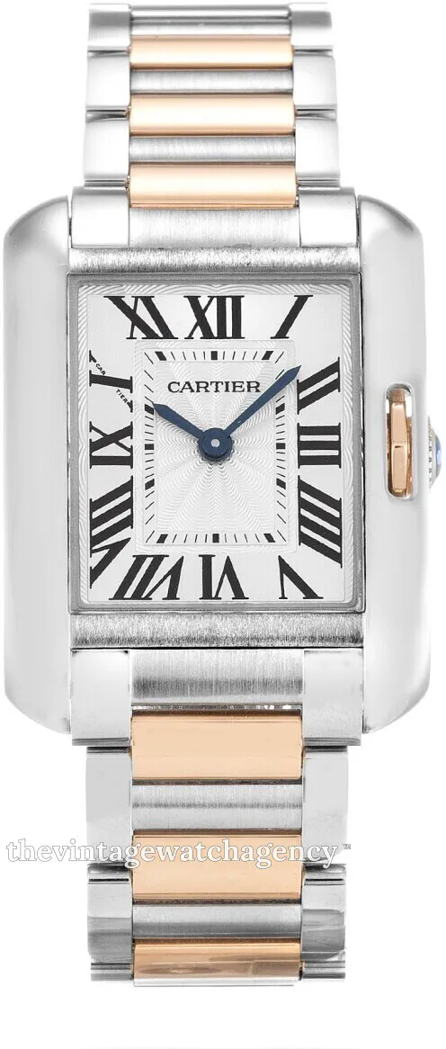 Cartier Tank Anglaise W5310036 Stainless steel Silver