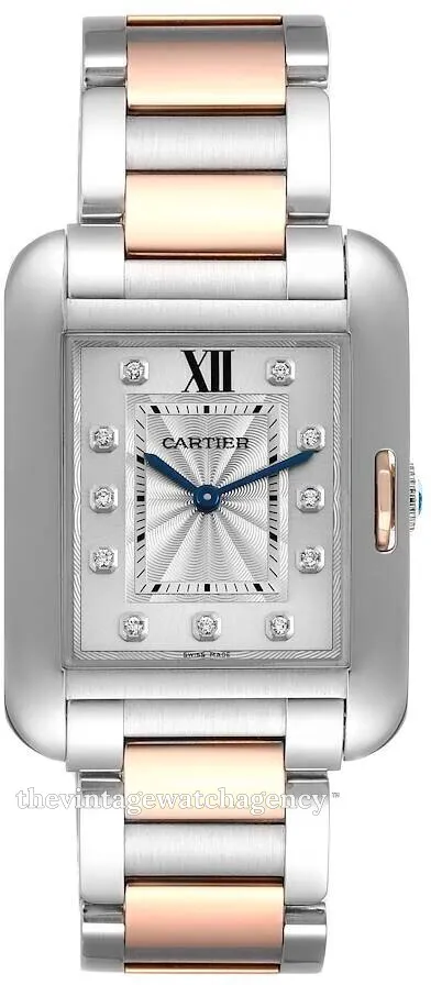 Cartier Tank Anglaise WT100032 Stainless steel Silver