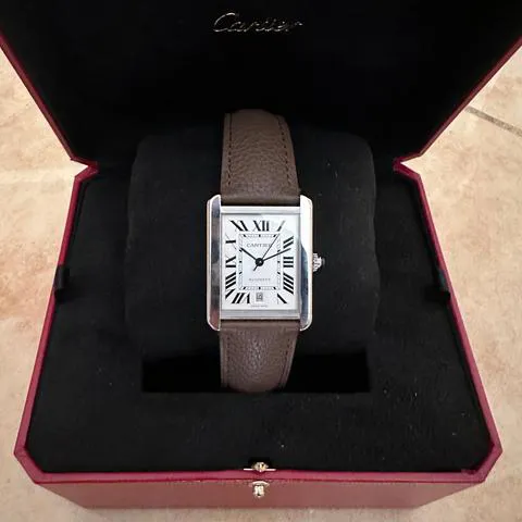 Cartier Tank Solo WSTA0029 31mm Stainless steel Silver