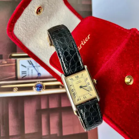 Cartier Tank MUST DE  TANK 23mm Silver Gold