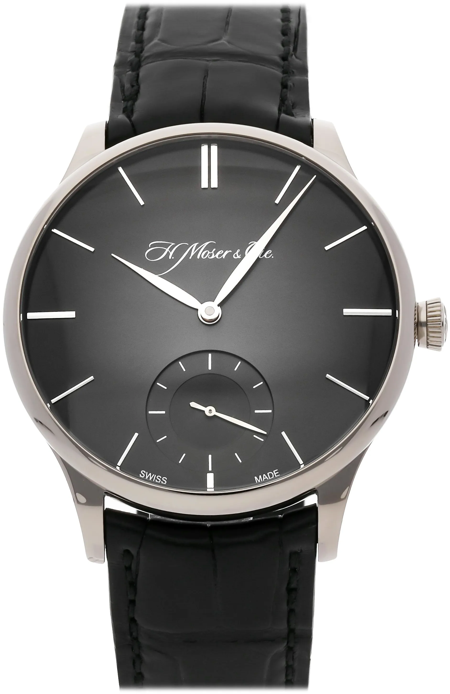 H. Moser & Cie. Venturer 2327-0201 39mm White gold Gray